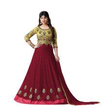 Floor Length Semi-Stitched Anarkali Suits