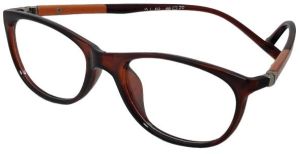 Oval Shape Casual Wear Orange Color Women's Full Rim Spectacles Frame