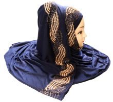 Stone Work Hosiery Soft Cotton Women HeadScarf