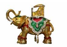 Handicraft Zinc Alloy Elephant with diamond