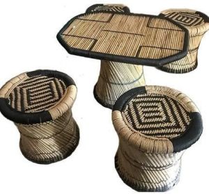 Bamboo Mudda Stool