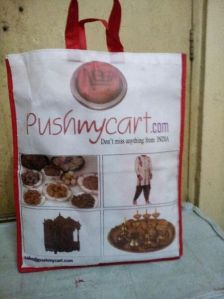 Non Woven Box Bag with multi colour print