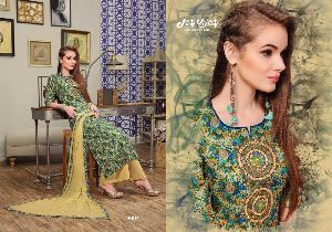 Florista Cotton With Work Salwar Kameez Pakistan Suit