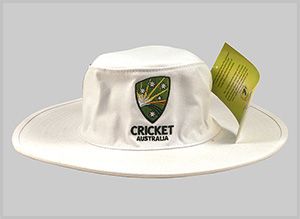 Cricket hat white