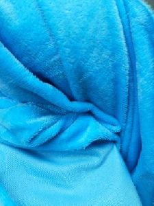 Blue Velboa Fur Fabric