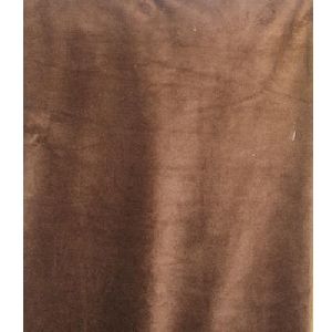 Dark Brown Velboa Fur Fabric