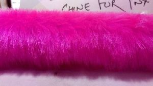 Pink Shine Fur Fabric