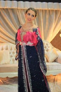 Beautiful Black Abaya Fancy Jilbab Dress
