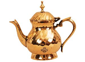 Brass Lining Design Mughlai Tea Pot
