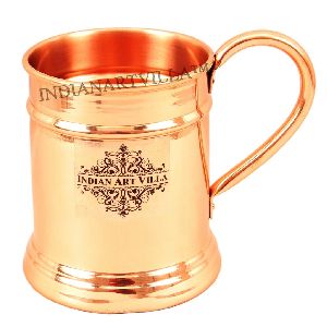 Copper Big Mug With 3 Ring - 600 ML