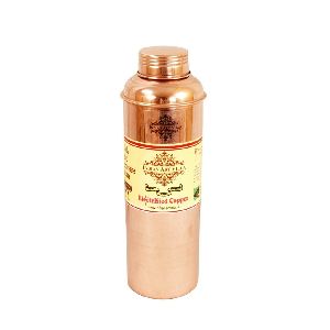 Copper Plain Bisleri Design Water Bottle 800 ML