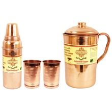 Indian art villa copper jug set