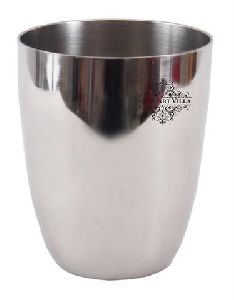 Steel Hammered Design Lassi Glass Big -750 ML