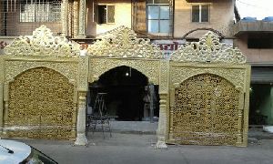 Jaali Designed Indian Traditional Wedding Entrance Gate