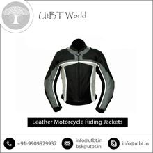 Leather Motorcycle Jacket with Bulk Packing