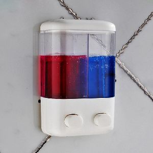 1000Ml Portable Suction Double Wall Mounted Shampoo Soap Dispenser - PLSOPD