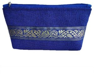 Attractive Blue Jute Hand Purse For Women's. Sku Id : AWBJHP0199