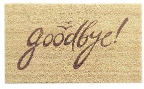 Coir Goodbye Door Mats