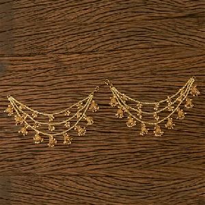 Antique Classic Ear Chain With Gold Plating