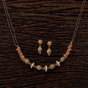 Antique Classic Mangalsutra With Gold Plating