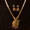 Antique Peacock Pendant Set With Gold Plating