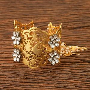 Designer Jewellery Classic Kada With Gold Plating