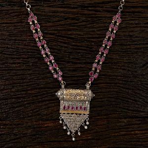 Indo Western Trendy Necklace With 2 Tone Plating