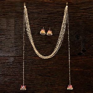 Indo Western Trendy Necklace With Gold Plating