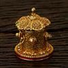 Sindoor Box With Gold Plating
