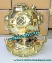 Full Brass Deep Sea Divers Diving Helmet