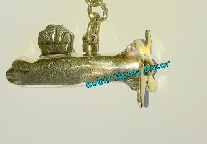 NAUTICAL MARITIME BRASS SUBMARINE PENDENT KEYCHAIN KEYRING