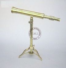 Full Brass Marine Tabletop Telescope