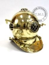 NAUTICAL BRASS DIVER'S HELMET