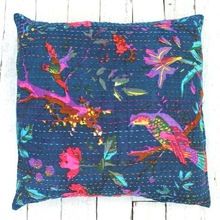 CUSHION COVER PILLOW CASE KANTHA WORK