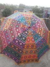 embroidery Garden Patio Sun Umbrella