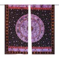 horoscope Curtains cotton Boho drapes