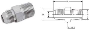 37 Flare Male Connector