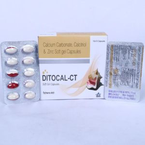 Calcium Carbonate, Calcitriol and Zinc Soft Gel Capsules