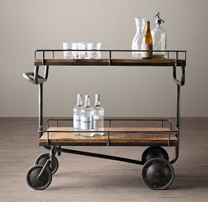 2 Tier Bar Trolley