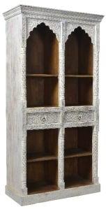 antique bookshelf