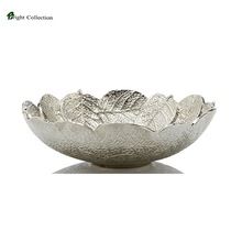 aluminium leaf bowl large