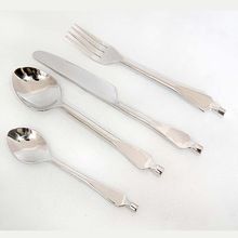 solid handle stainless steel cutlery set
