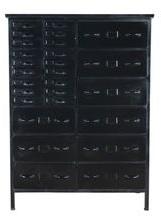 Industrial Iron Metal Chest of Drawers Tool Cabinet