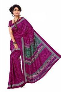 Bandhani Art Silk saree