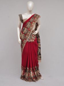 Kalamkari Silk Saree