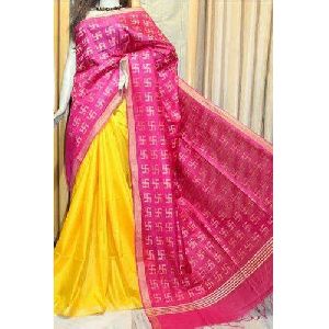 Ladies Trendy Linen Saree