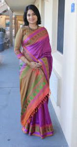 Linen Handloom Saree