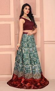 silk lehenga