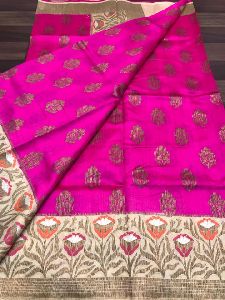 latest collection of Banaras handloom pure chiniya Silk sarees