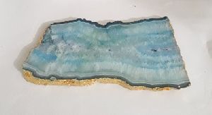 Blue Salted Agate Platter